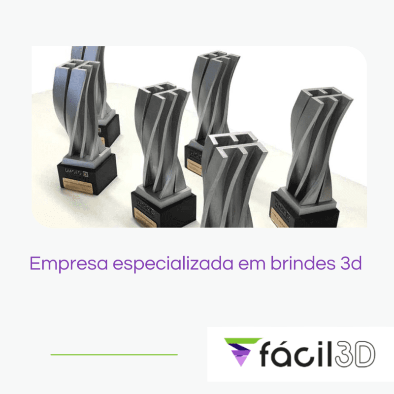 Empresa especializada em brindes 3d